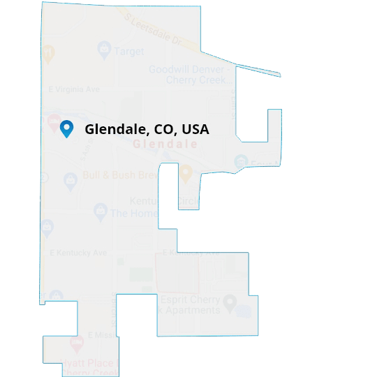 Glendale-CO-Map